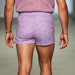 Men's Floral Print Straight Casual Shorts