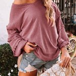 Overside Off the Shoulder Sweatshirt