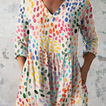 Bernadette | Long V-Neck Shirt
