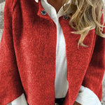 Fashionable Loose Short Cashmere Jacket