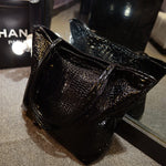 Original Solid Color Shiny Tote Bag