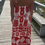 Shell white long dress