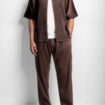 COFFEE PLEATED SUMMER SET