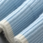 PURE EXTRA-FINE MERINO WOOL TWO TONE CREWNECK
