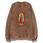 The Virgen De Guadalupe Vintage Sweatshirt