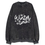 Winter Wonderland Winter Time Vintage Sweatshirt