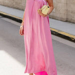 Elegant One-shoulder Lace-up Dress