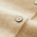 PURE EXTRA-FINE MERINO WOOL POLO CARDIGAN