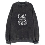 Winter Wonderland Cold Hands Warm Heart Vintage Sweatshirt