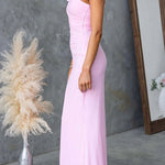 Margovil Frill One Shoulder Cut Out Bodycon Maxi Dress