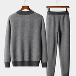 PURE EXTRA-FINE MERINO WOOL PATTERNED SET