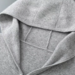 PURE EXTRA-FINE MERINO WOOL ZIPPER HOODIE