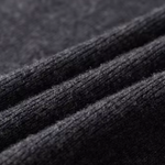 PURE EXTRA-FINE MERINO WOOL RIBBED POLO CARDIGAN
