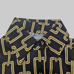 High-Low Long Sleeves Printed Split-Joint Blouses