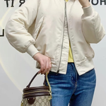 Stand Collar Thickened Single-sided Flight Jacket Baseball Jacket