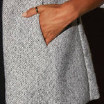 Pocketed Coat - Heather Grey