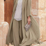 Chiffon Wide Loose Shirt Two-Piece Women's Suit