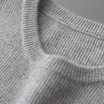 PURE EXTRA-FINE MERINO WOOL CREWNECK VEST