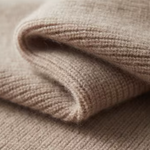PURE EXTRA-FINE MERINO WOOL TWO TONE ZIPPER SWEATER POLO