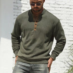 Men's Outdoor Casual Stand Collar Long Sleeve Sweatshirt