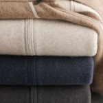 PREMIUM CASHMERE TWO TONE ZIPPER HOODIE
