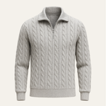 SERO CABLE KNIT GREY