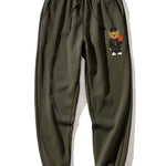 Basketball Bear Print Sweatshirt & Jogger Pants