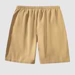 Men's geometric jacquard round neck short-sleeved T-shirt casual shorts set