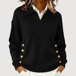 Selena | Elegant Buttoned Sweater