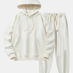 Basic Heavy Weight Drop Shoulder Relaxed Hoodie & Jogger Pants