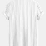 Textured Stand Collar Shirt