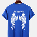 Wings Back Print T-Shirt