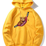 Shoulder Bag Bear Print Hoodie