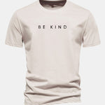 Regular Fit Be Kind Print Cotton T-Shirt