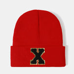 1pc Letter A-Z Warm Knit Beanie Hat