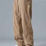 Fashion Bear Taking Photo Print Relax Fit Hoodie & Straight Leg Corduroy Pants