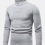 Faux Fur Lined Turtleneck Sweater