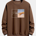 Create Adam Print Relax Fit Sweatshirt