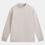 3 Pieces Basic Long Sleeve Mock Neck T-Shirt