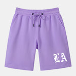 LA Print Mid Length Shorts
