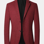 Wool Look Fine Check Blazer