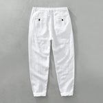 Mateo Linen Straight Trousers