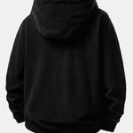 Corduroy Zip-Up Hoodie