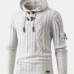Horn Button Hooded Sweater