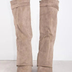 HARRIET | WOMEN'S LEATHER THIGH-HIGH BOOTS WITH BUCKLE