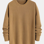 3 Pieces Long Sleeved Muscle Fit Ribbed T-Shirt