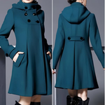 Solvara™ - Elegant Jacket with Side Pockets and Hood