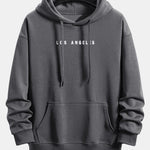 Los Angeles Print Relax Fit Hoodie & Jogging Pants