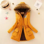 Therelle™ - Autumn/Winter Jacket with Hood, Embroidery, and Figure-Hugging Fit