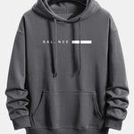 Balance Stripe Print Relax Fit Hoodie & Jogging Pants